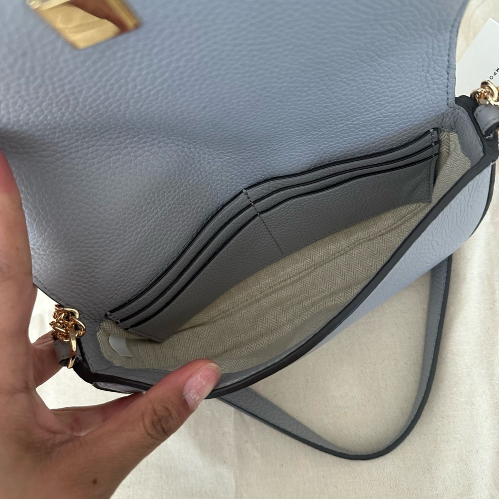 New Tory Burch CHELSEA PEBBLED CROSSBODY BAG - Picture 6 of 8